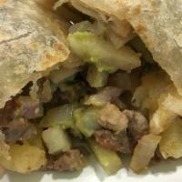 Pueblito Burrito · Carne asada, grilled pico de gallo, and potato.
