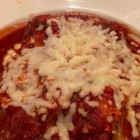 Lasagna Originale · A layered pasta dish with ricotta and mozzarella cheeses and a hearty meat sauce made of gro...