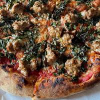 Sausage · House-made fennel sausage with lacinato kale, reggiano, & rosemary (red sauce)