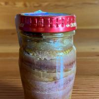 Anchovies · Little jar of Italian anchovies in oil