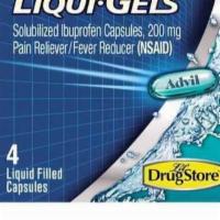 Advil Liquid-Gels 4 Caps · When pain strikes there is no time to wait for relief. Get fast pain relief at liquid speed ...