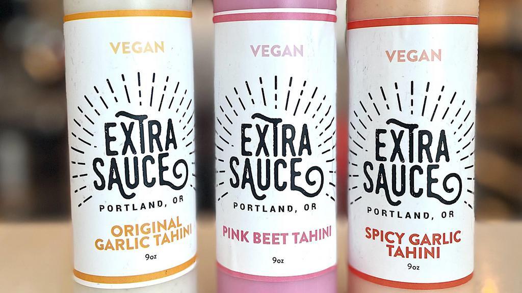 Pink Beet Extra Sauce  · Vegan house sauce with pink beet coloring
