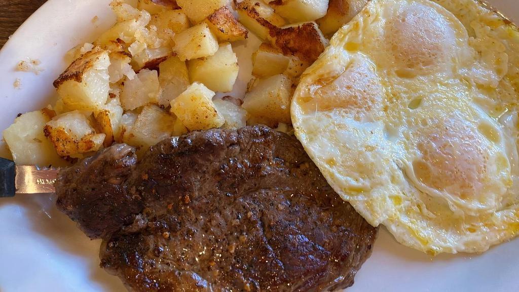 Country Fried Steak And Eggs · 