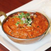 Chicken Makhani (Butter Chicken) · Boneless chicken cooked in a butter sauce. Served with rice.