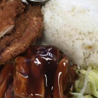 Chicken Teriyaki · Comes with steamed rice and vegetables.