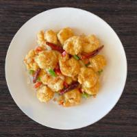 *New* Salt & Pepper Shrimp · Lightly battered, wok-seared with bell peppers, white onions and jalapeños with salt and pep...