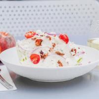 Wedge Salad · iceberg, cherry tomato, red onion, bacon, blue cheese, creamy parmesan dressing