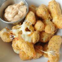 Deep Fried Cheese Curds · House made fried cheese curds. Gluten free!