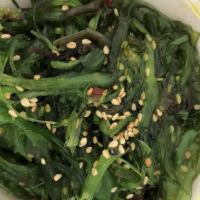 Seaweed Salad · Marinated seaweed with sesame seed.