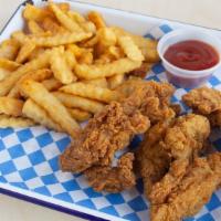 Chicken Fingers · French fries and ketchup