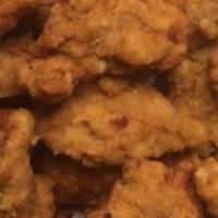 Plain Tenders · White meat chicken tenders battered and fried until perfectly golden. Served with your choic...