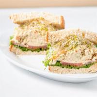 Classic Tuna Sandwich · Our fresh house made tuna salad, lettuce, tomato, mayo served on our multi-grain sandwich br...