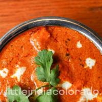 Butter Chicken · Chicken cooked with herbs, ground spices in homemade butter sauce.