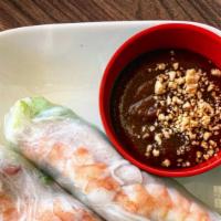 Shrimp And Pork Spring Rolls · Contains peanut products.