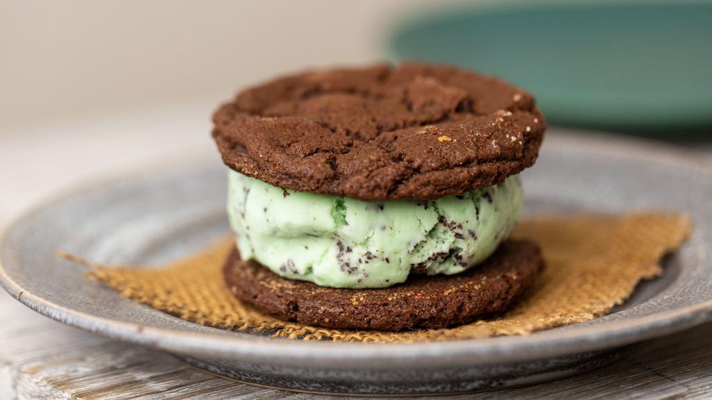 Ice Cream Sandwich · A scoop of ice cream between two cookies. Choose from several popular flavor combinations! We are unable to customize sandwich flavors.