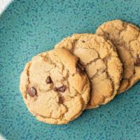 Gluten-Free Chocolate Chip Cookie (6) · Made from scratch gluten-free chocolate chip cookies. Please note these cookies are made in ...