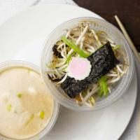 Tonkotsu Ramen · Pork-bone broth which is boiled for over 24 hours, topped with fresh house made pork char si...