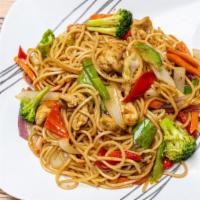 Chow Chow - D · Stir-fried noodles seasoned with spices and herbs. Nepali-style. (Chow Main)