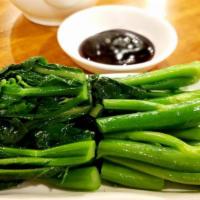 Chinese Broccoli W/ Oyster Sauce · 