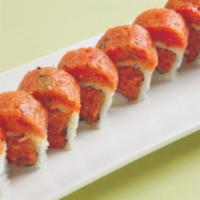 Sun Devil Roll · Our homage to a college we love. Spicy tuna, avocado, and cucumber rolled up in seaweed and ...