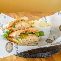 Chicken Chipotle · White meat chicken, chipotle cheddar, lettuce, tomato, red onions, chipotle aioli, choice of...