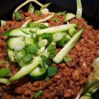Noodle With Minced Pork Sauce · 