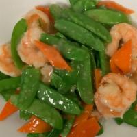 Shrimp With Snow Peas · Hot and spicy.