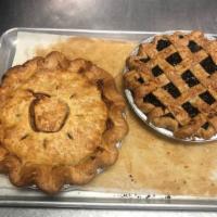 Whole Pie · Fresh baked all butter crust pie. Apple, Cherry, Marionberry and KeyLime pie available. Requ...
