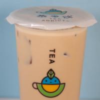 Hokkaido · Popular. Black tea based, creamy, sweetened with caramel.
Recommended topping: Boba, Pudding