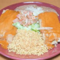 Tamales Plate · Two fresh tamales with your choice of chicken, pork, or cheese filling and served with salsa...