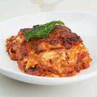 Lasagna Al Forno · bolognese meat sauce, besciamella, parmigiano. Handcrafted in-house daily with imported ital...