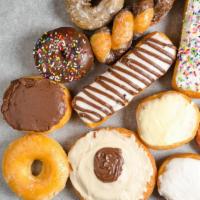 Dozen Donuts · Pick 12 - make 12 selection choices. Some items may sell out. WE MAY MAKE SUBSTITUTIONS if t...
