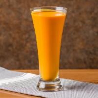 Mango Lassi · Blend of yogurt and Mango pulp.