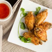 Fried Chicken Wings (5 Wings) · Fish sauce, garlic, and butter.