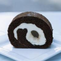 Hojicha Roll Cake · Hojicha sponge cake, filled with whipped cream and concentrated hojicha cream. Contains: glu...