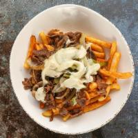 Original Philly Cheesesteak Fries Bowl · Crispy fries, topped with original steak Philly, grilled onions, bell peppers, mushrooms, ch...