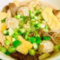 Pho (Phở) · Rice noodles, vegan beef, tofu, vegan pork, sprouts, basil, onion..… (Gluten Free Option)