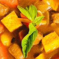 12. Vegan Beef Stew (Bò Kho) · Vegan beef, tofu, carrots, onion, lemongrass... served with rice/noodles/bread (gluten Free ...