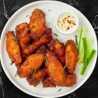 Always Classic Wings · Fresh chicken wings breaded and fried until golden brown. Served with a side of ranch or ble...