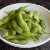 Edamame · Steamed and salted  soybeans