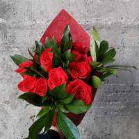 A Dozen Red Roses- Hand Tie · Please let us know if you have a preference for the flowers to be wrapped in brown paper or ...