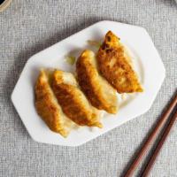 Five Deadly Potstickers · Deep-fried dumplings filled with vegetables and chicken. 5 Pieces