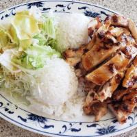 T-5 Teriyaki Chicken Breast · Charbroiled meat served with tasty teriyaki sauce made fresh everyday. Served with rice and ...