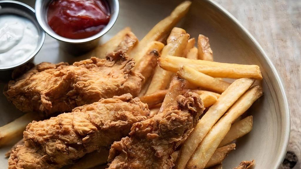Chicken Strips · We charge 20% more for items on ALL third party delivery sites to cover the commission they charge us.  If you want to avoid this premium, we invite you to order for delivery or take-out  at www.tavern-hall.com.