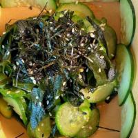 House Made Cucumber Seaweed Salad · Cucumber, wakame, tamari
rice vin, mirin, maple syrup, sesame oil, white & black sesame seed...