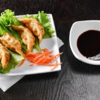 Pot Stickers (4 Pcs) · Deep fried grounded pork or chicken, cabbage, onion, served with sweet soy sauce.