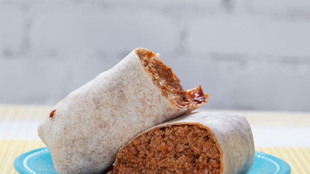 Turkey Burger Wrap · Lean ground turkey, turkey bacon and reduced fat cheddar and fat free secret sauce in a whole wheat wrap.