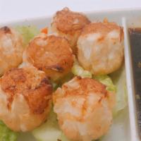 Shumai (8) · Deep fried shrimp dumplings.