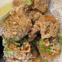 Chicken Kara Age Bowl · Fried Chicken, Crab Mix, Cucumber, Corn, Carrot, Edamame, Special House Sauce & Furikake (Po...