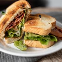 Bad Boy Blt · Bacon, lettuce, tomato oh my! comes on choice of bread. comes with one side. add avocado .